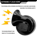 12V Dual Snail Horn Set for Cars, Bikes, and Boats