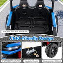 Kids Electric UTV Car with Removable Trailer - 12V Battery - Blue