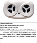 JR-RX-12V Bluetooth Remote Control Receiver with 7-Pin Socket and Control Box