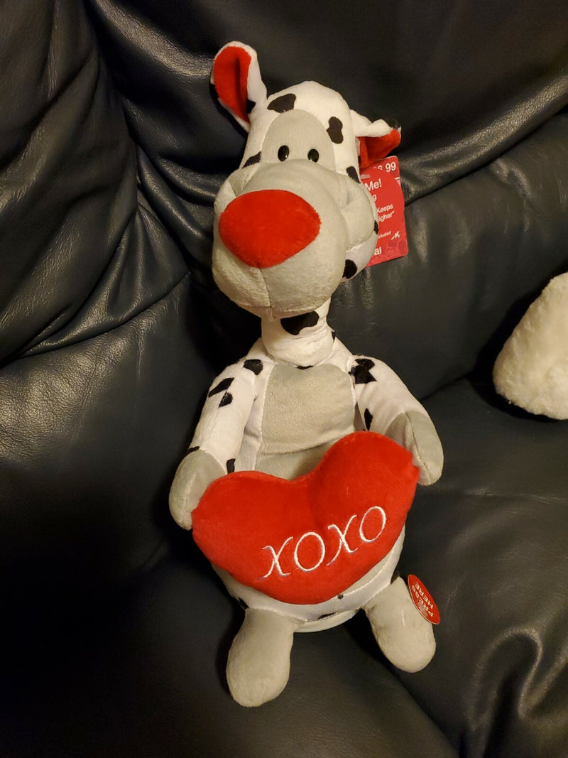 Animated Rising Neck Zebra Toy for Valentine's Day Celebration