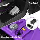 12V Kids Electric ATV for All-Terrain Adventures with LED Lights and Versatile Dashboard