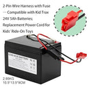 Rechargeable 24V 5AH Battery for Ride-On Cars and Toys, Suitable for 24V Models