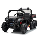 24V 4WD Off-Road Kids Dump Truck with Parental Remote Control and 3 Speed Settings