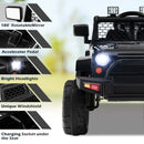 12V Electric Ride-On Truck for Kids with Remote Control, Music, and Lights - Black