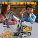 Rechargeable 11 Channel RC Excavator Toy for Boys Aged 6-12