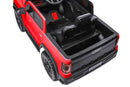 Red 12V Ride-On Car for Kids with Remote Control and 4-Wheel Shock Absorption, Ideal for Ages 3-6