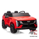 Cadillac Licensed 24V Electric Ride-On Car in Red