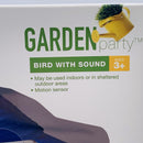 Vibrant Motion-Activated Singing Bird Toy in Blue and Red - 5” Long