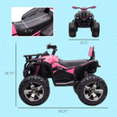 Kids' Four-Wheel ATV Ride-On Featuring Headlights