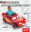 Huffy Cars Lightning McQueen 6V Battery-Powered Ride-On with Sound Effects for Kids 3-7
