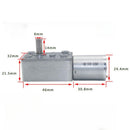 JGY370 12V 150rpm Gear Reduction Motor with 40:1 Worm Reducer for Smart Technology