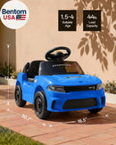 Dodge Electric Ride-On Car for Kids 1-3 Years with Music and Horn