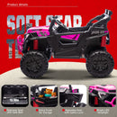 24V 400W Children’s Electric UTV with Remote Control, 4-Wheel Suspension, Bluetooth, MP3, and LED Lights