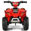 6V Electric Quad ATV Ride-On Toy for Toddlers - Red 4-Wheel Fun with Forward & Reverse