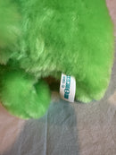 Westminster 1998 Animated Green Plush Pig Toy - Mr. Bacon with Sound