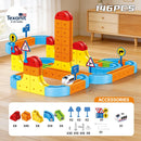 Toddler-Friendly Electric Train and Car Track Set for Kids Aged 3 to 8