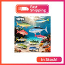 Totsmile 10-Piece Ocean and Freshwater Fish Figurine Collection for Aquatic Decor