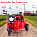 3-Wheel 12V Kids Motorcycle with Dual 75W Motors, Two Speed Settings, and Soft Start Feature