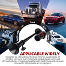 12V 150dB Black MotoHorn Truck Air Horn with Button