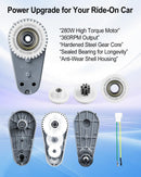 Dual 24V RS775 Motor Gearbox Enhancement for Power Wheel Ride-On Vehicles