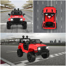 12V/24V Electric Jeep Ride-On Car for Kids with Music and Remote Control