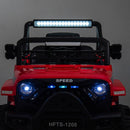 12V Battery Operated Electric Jeep Toy for Kids with Remote Control, MP3, and LED Lights