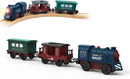 Motorized Battery-Powered Train Set for Wooden Tracks, 3-Piece Toy for Ages 3-4