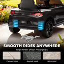 12V Ford Mustang Mach-E Kids Ride-On Car with Remote Control and LED Lights - Black