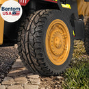 Electric Yellow Ride-On Dump Truck with Remote Control and Dump Bed