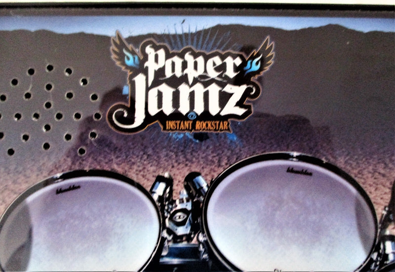 Paper Jamz Electronic Drum Set with Amplifier, Speaker, and Cable - Tested