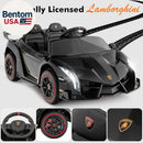 12V 4WD Electric Lamborghini Veneno Ride-On Car for Two Kids