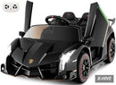 12V 4WD Electric Powered Ride-On Car for Kids - Licensed Lamborghini Veneno with 2 Seats