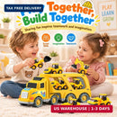 Veslier Building Vehicle Play Set for Kids Ages 3-6
