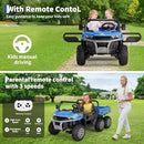 Electric Blue 2-Seater Dump Truck for Kids - 24V Ride On Vehicle