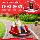 HONEY JOY TQ10161 12V Remote-Controlled Bumper Car for Toddlers