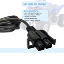 12V Charger for Kids Electric Ride-On Vehicles, Yamaha Raptor, Toyota FJ Cruiser, Ele