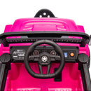 Pink 12V Battery-Powered Kids Ride-On Jeep Toy Car with Remote and MP3 LED Features