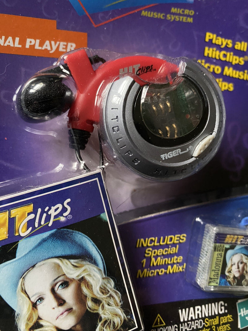 Red Micro Personal Music Player 2002 Vintage Style
