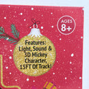 Disney Mickey Mouse Holiday Express 21-Piece Train Set with Lights and Sounds for Christmas