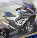 BMW HP4 Kids Electric Motorcycle Ride-On Toy with Windshield and Speedometer
