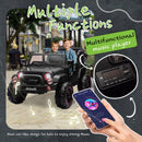 24V Electric Ride-On Car for Kids with Parental Control, 2WD, Bluetooth Connectivity