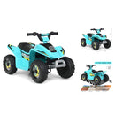 Blue Electric Ride-On ATV for Kids with Comfort and Safety Features