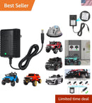 12V Charger for Kids Electric Ride-On Cars and Toys