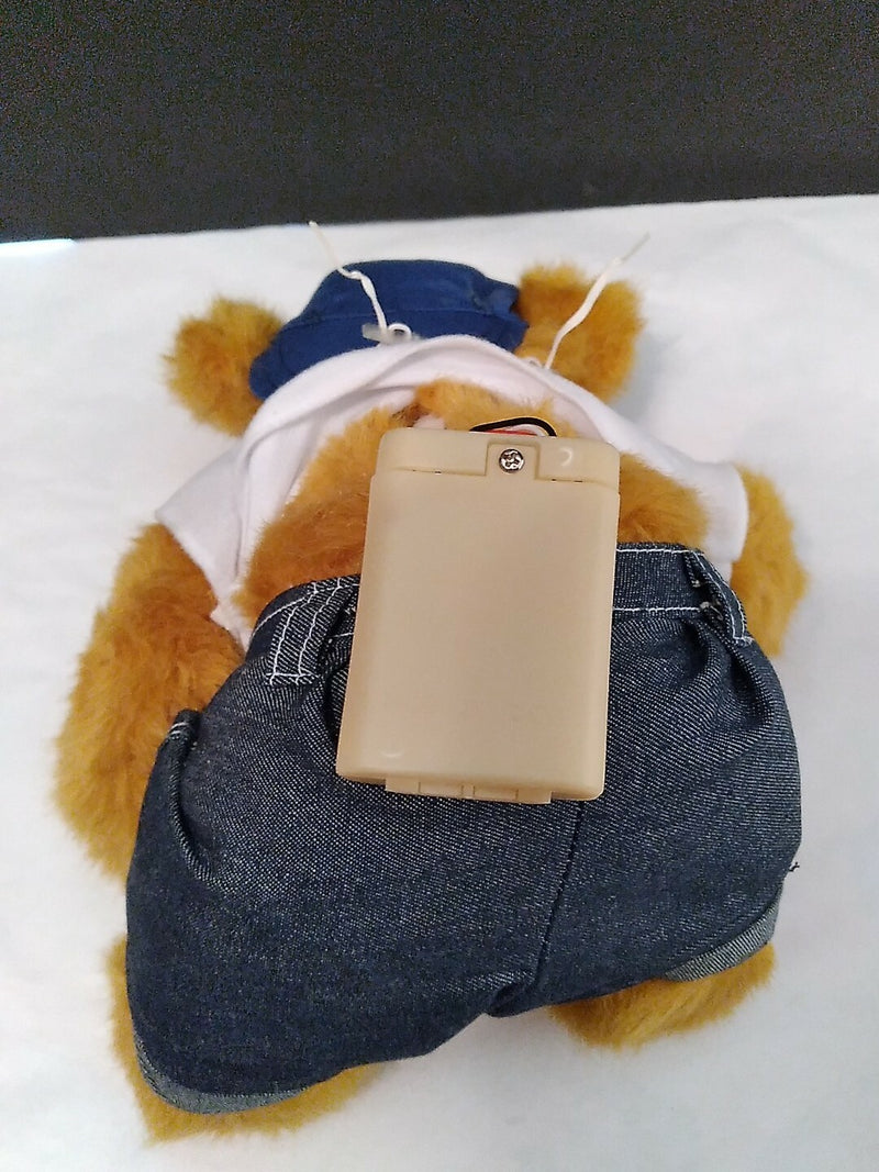 Talking Bear Hand Squeeze Toy with Sound Activation for Adults