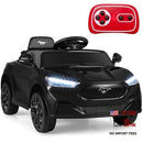12V Ford Mach E Kids Electric Ride-On Car in Deep Black
