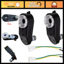 12V RS390 Gearbox DC Motor 16000RPM - Pair for Kids' Power Wheels and Wrangler SUV