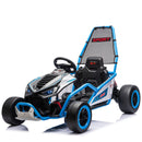 24V 400W Children's Electric Drift Go-Kart with Roll Cage, Safety Harness, and Bluetooth