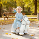 Qaba 6V Electric Ride-On Horse Toy for Children Aged 1.5 to 5 Years