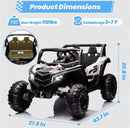 24V Battery-Powered Kids UTV Ride-On Car with Remote Control for Off-Road Adventures