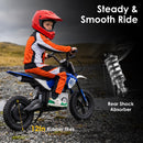 Electric Motocross Ride-On Motorcycle for Kids with Adjustable Speed
